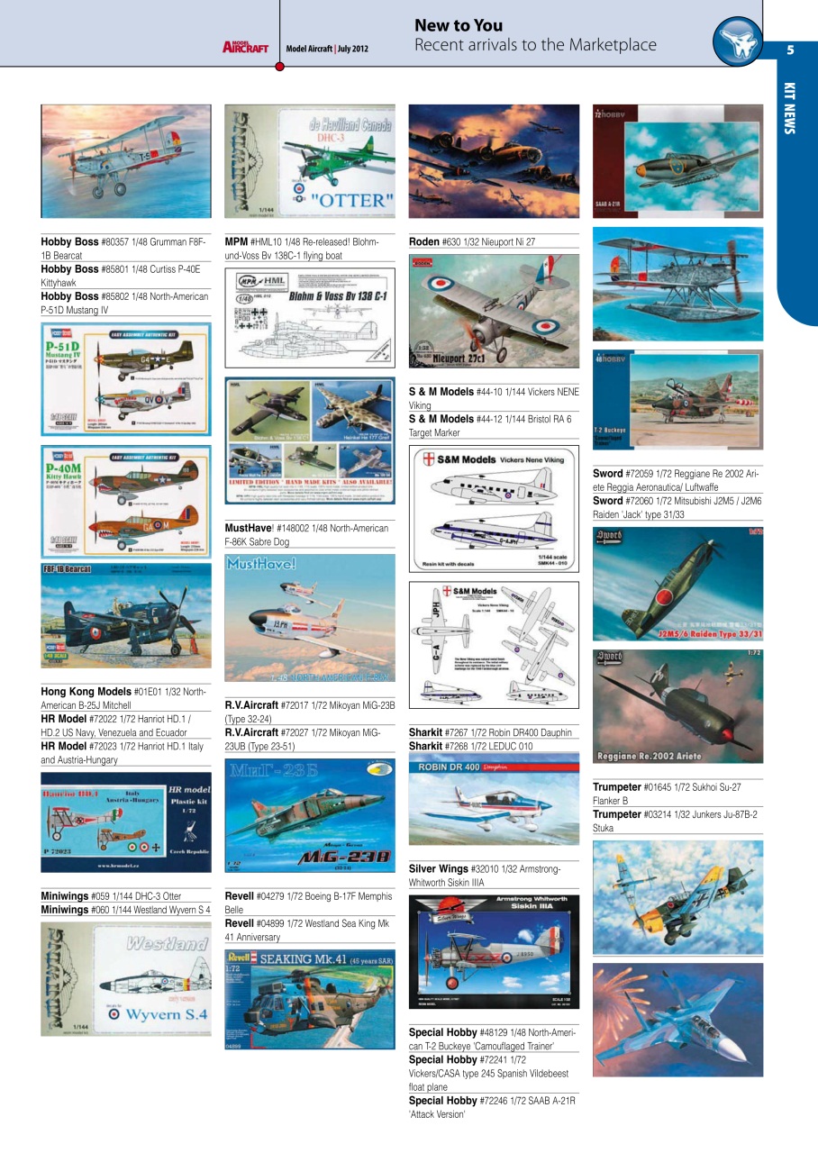 Model Aircraft Preview Pages