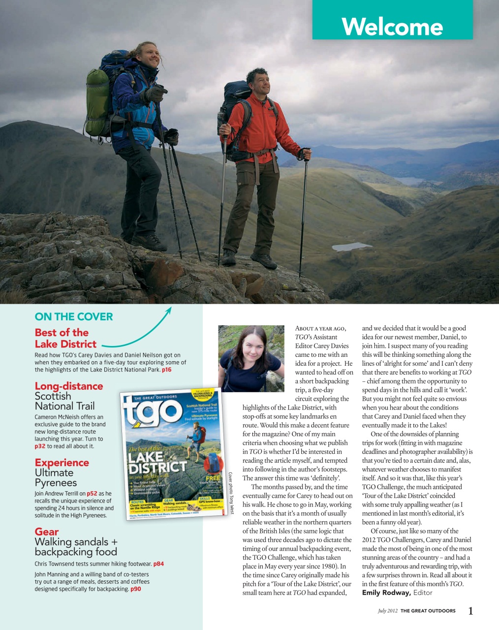 TGO - The Great Outdoors Magazine Preview Pages