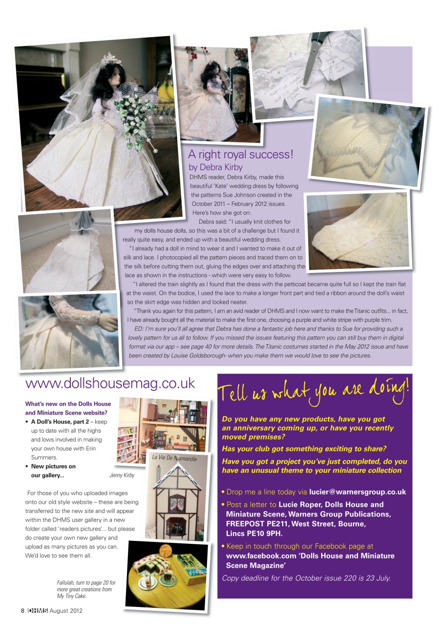 Dolls House and Miniature Scene Preview Pages