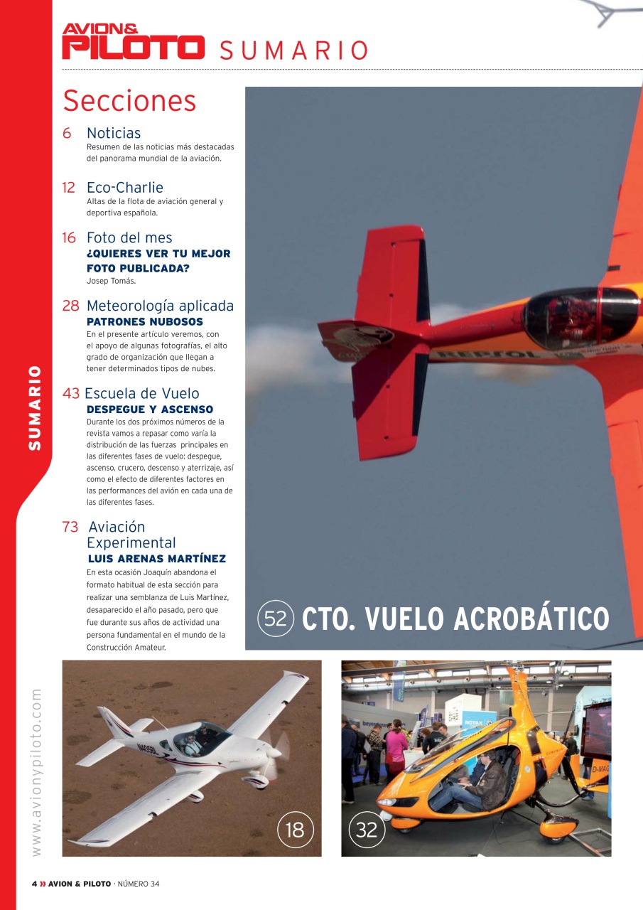 Revista Avion & Piloto Preview Pages