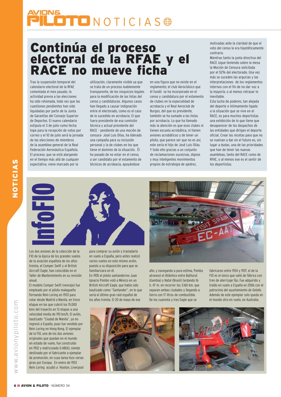 Revista Avion & Piloto Preview Pages