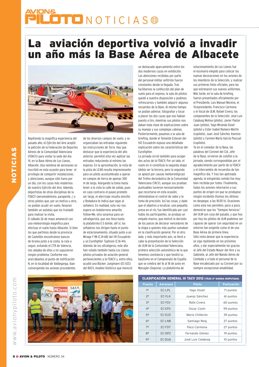 Revista Avion & Piloto Preview Pages
