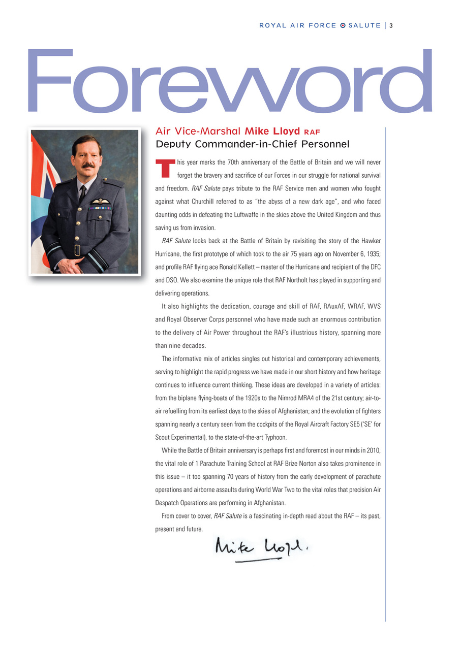 RAF Salute 2 Preview Pages