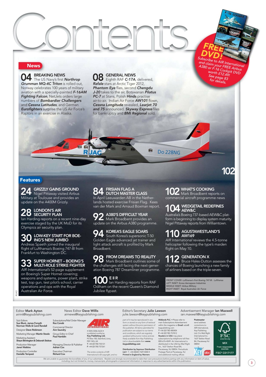 AIR International Preview Pages