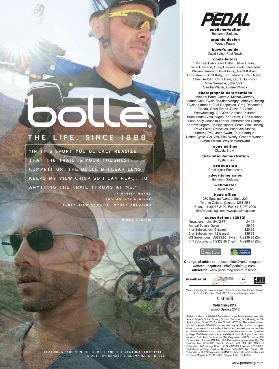 Pedal Magazine Preview Pages