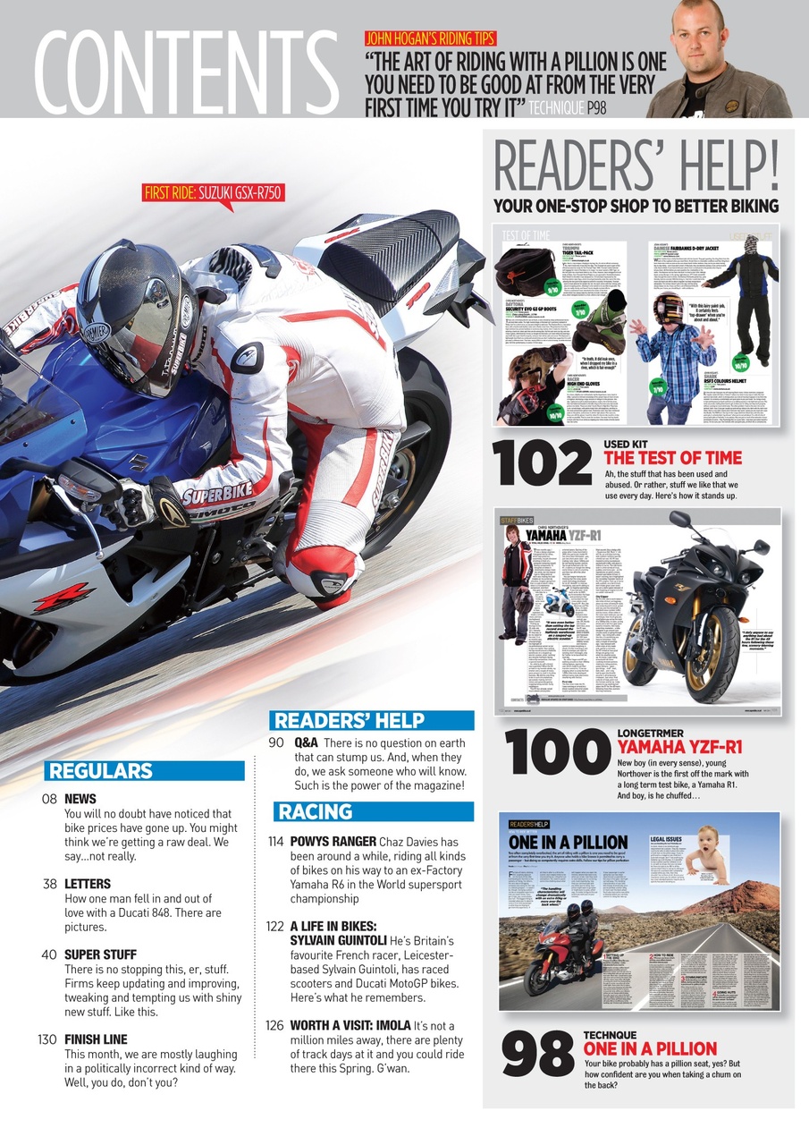 Superbike Magazine Preview Pages
