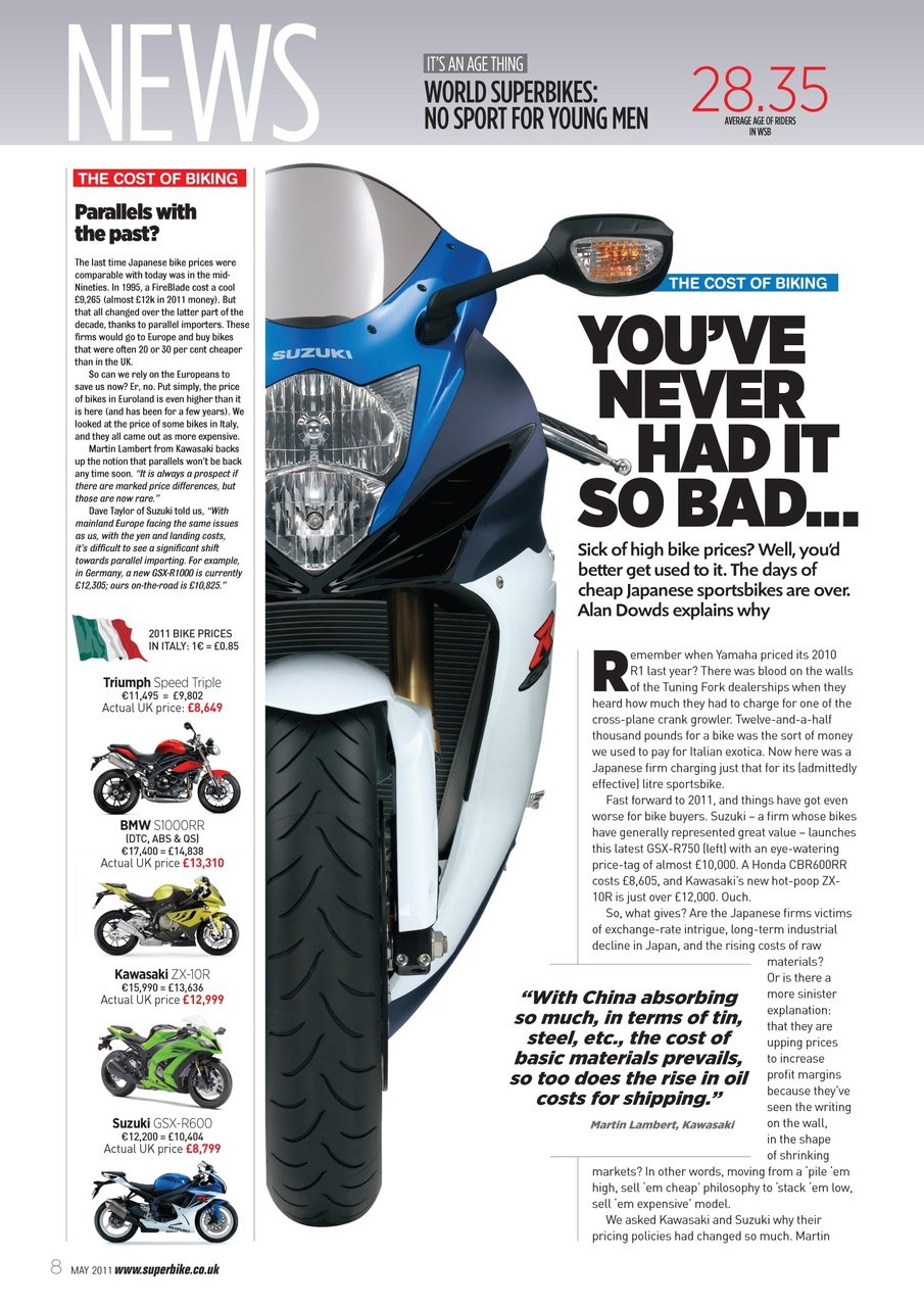 Superbike Magazine Preview Pages