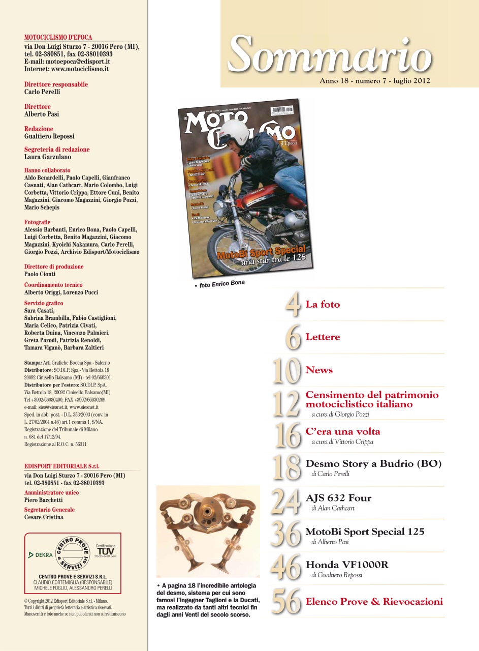 Motociclismo d'Epoca Preview Pages