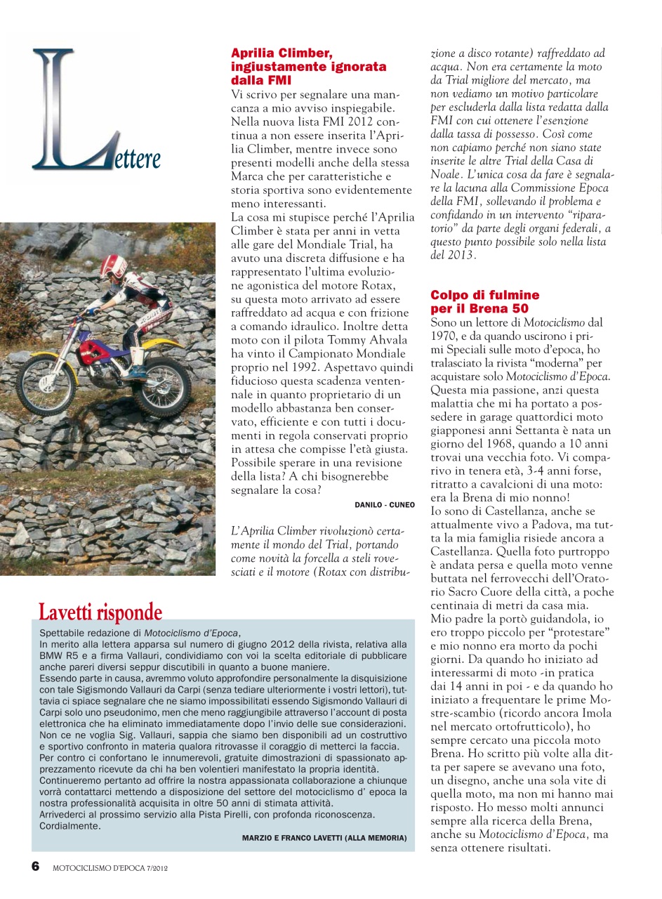 Motociclismo d'Epoca Preview Pages