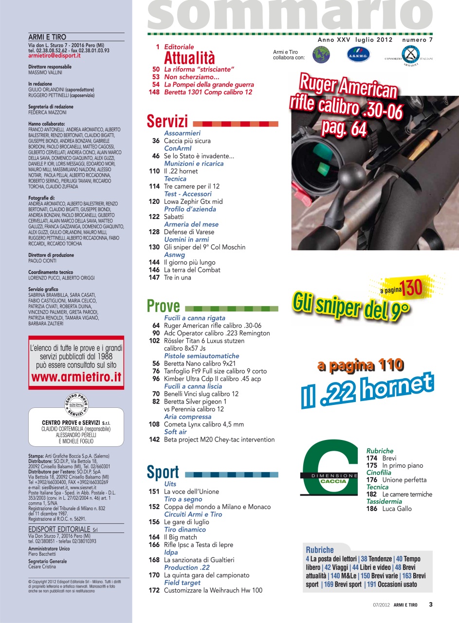 Armi E Tiro Preview Pages