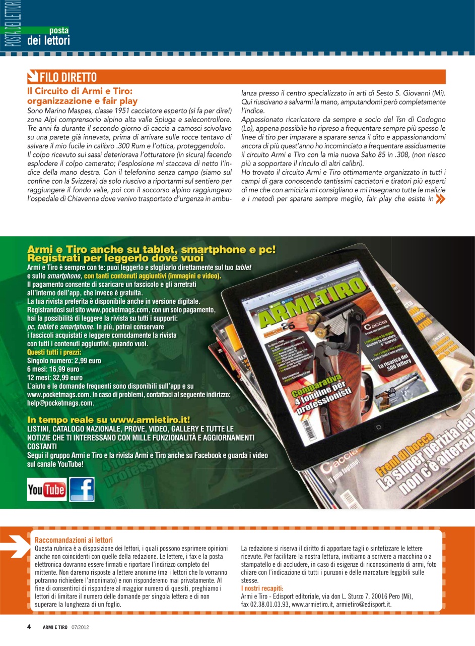 Armi E Tiro Preview Pages