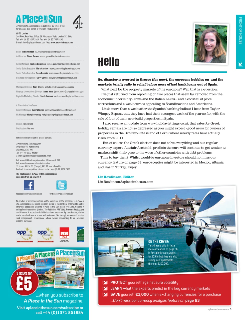 A Place in the Sun Magazine Preview Pages