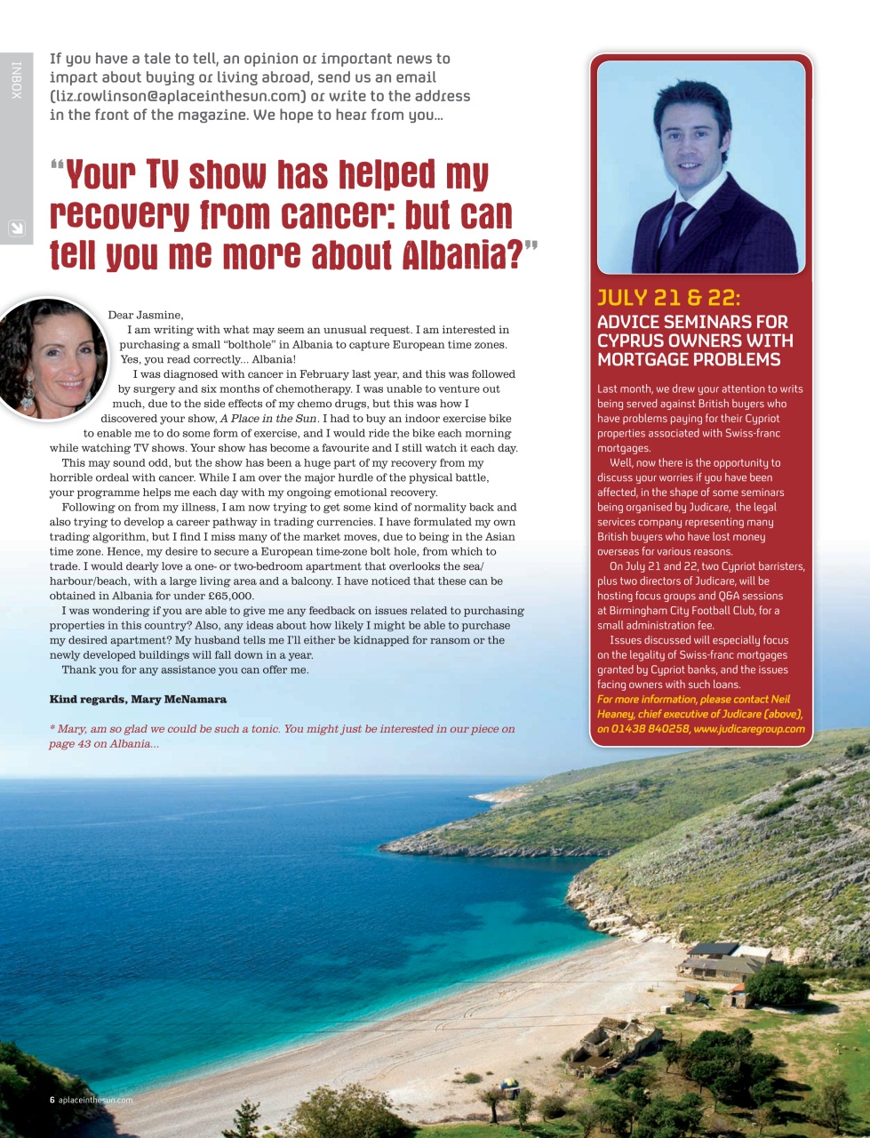 A Place in the Sun Magazine Preview Pages