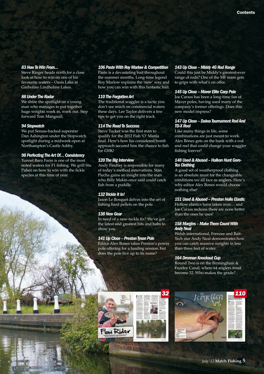 Match Fishing Preview Pages