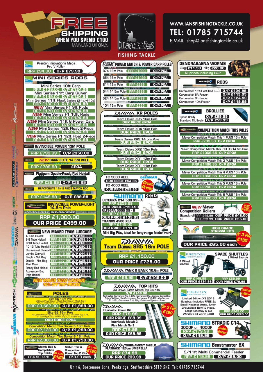 Match Fishing Preview Pages