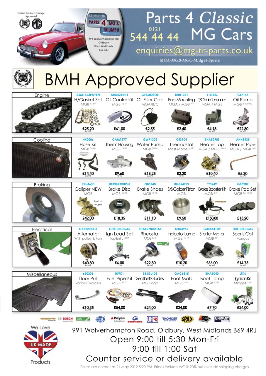 MG Enthusiast Preview Pages