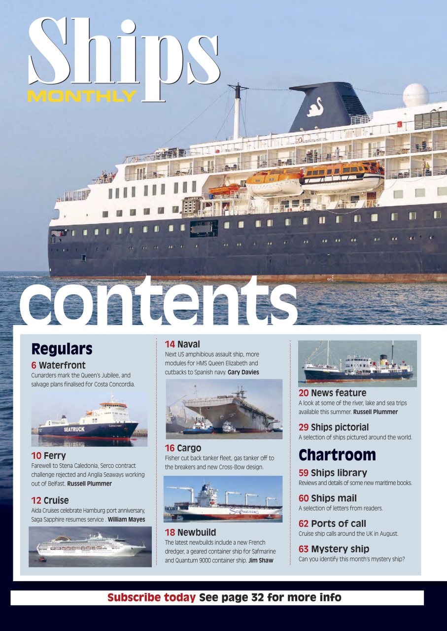 Ships Monthly Preview Pages