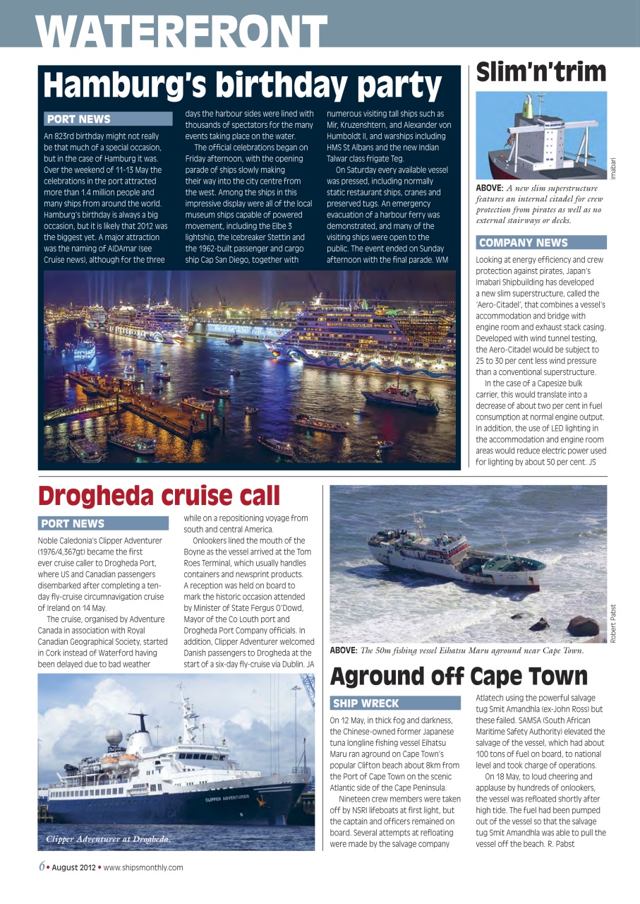 Ships Monthly Preview Pages