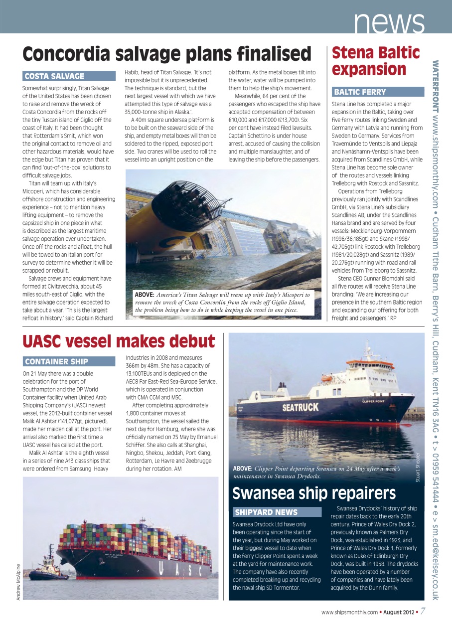 Ships Monthly Preview Pages