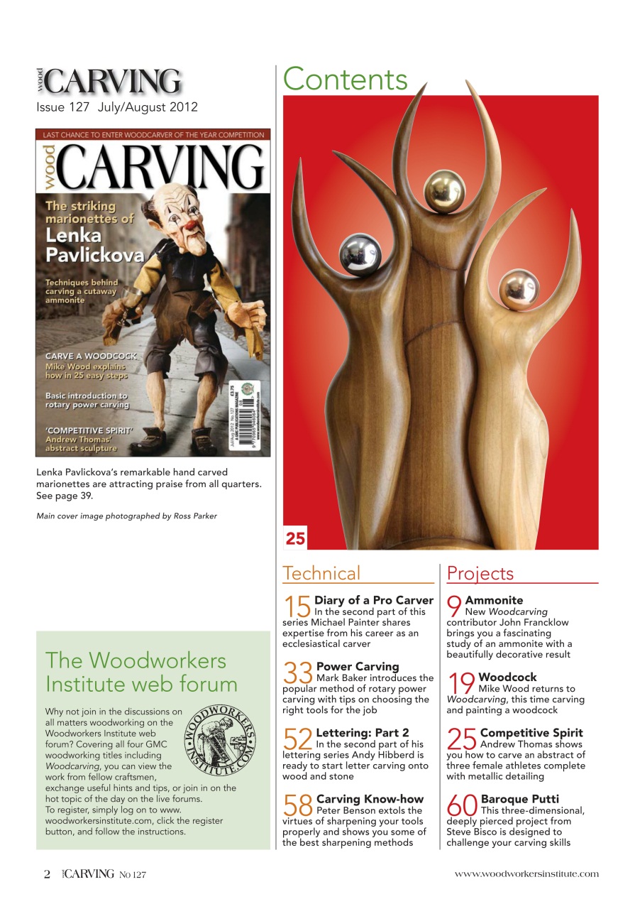 Woodcarving Preview Pages