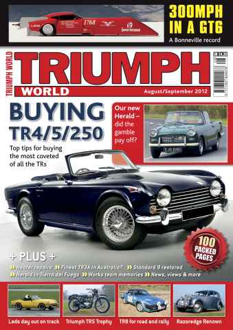 Triumph World issue Triumph World Aug_Sept 2012