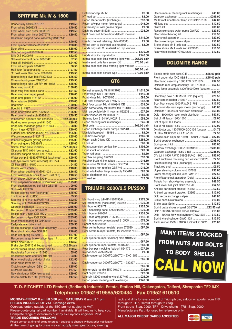 Triumph World Preview Pages