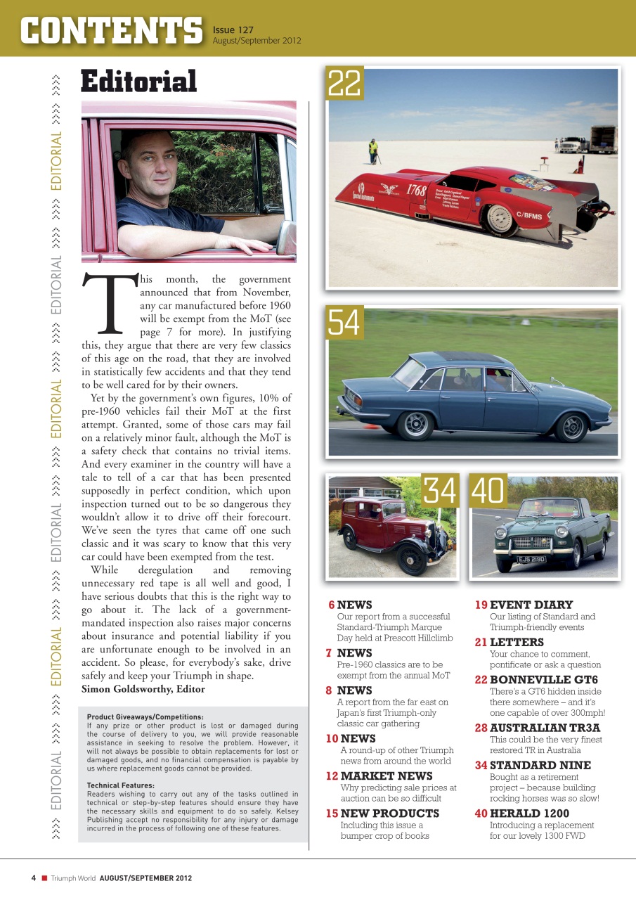 Triumph World Preview Pages