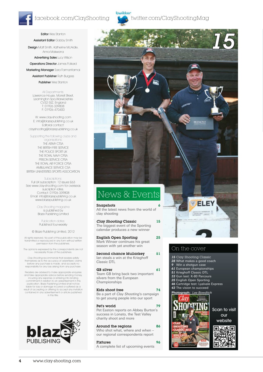 Clay Shooting Preview Pages
