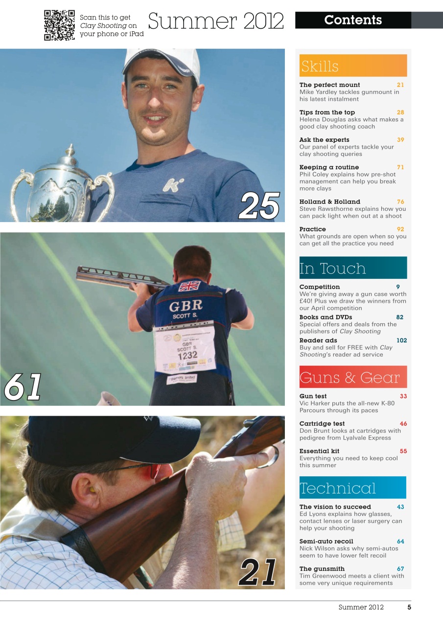 Clay Shooting Preview Pages