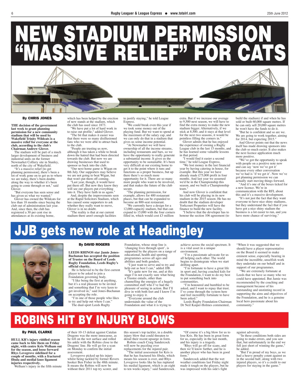 League Express Preview Pages