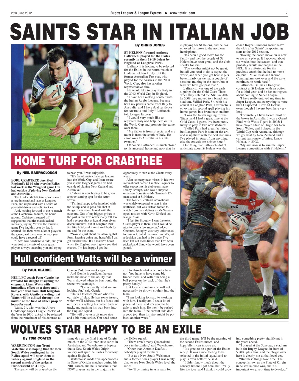 League Express Preview Pages