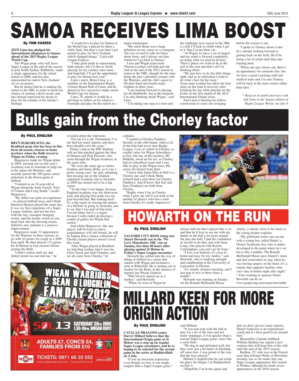 League Express Preview Pages