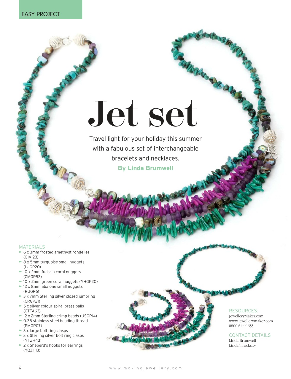 Making Jewellery Preview Pages