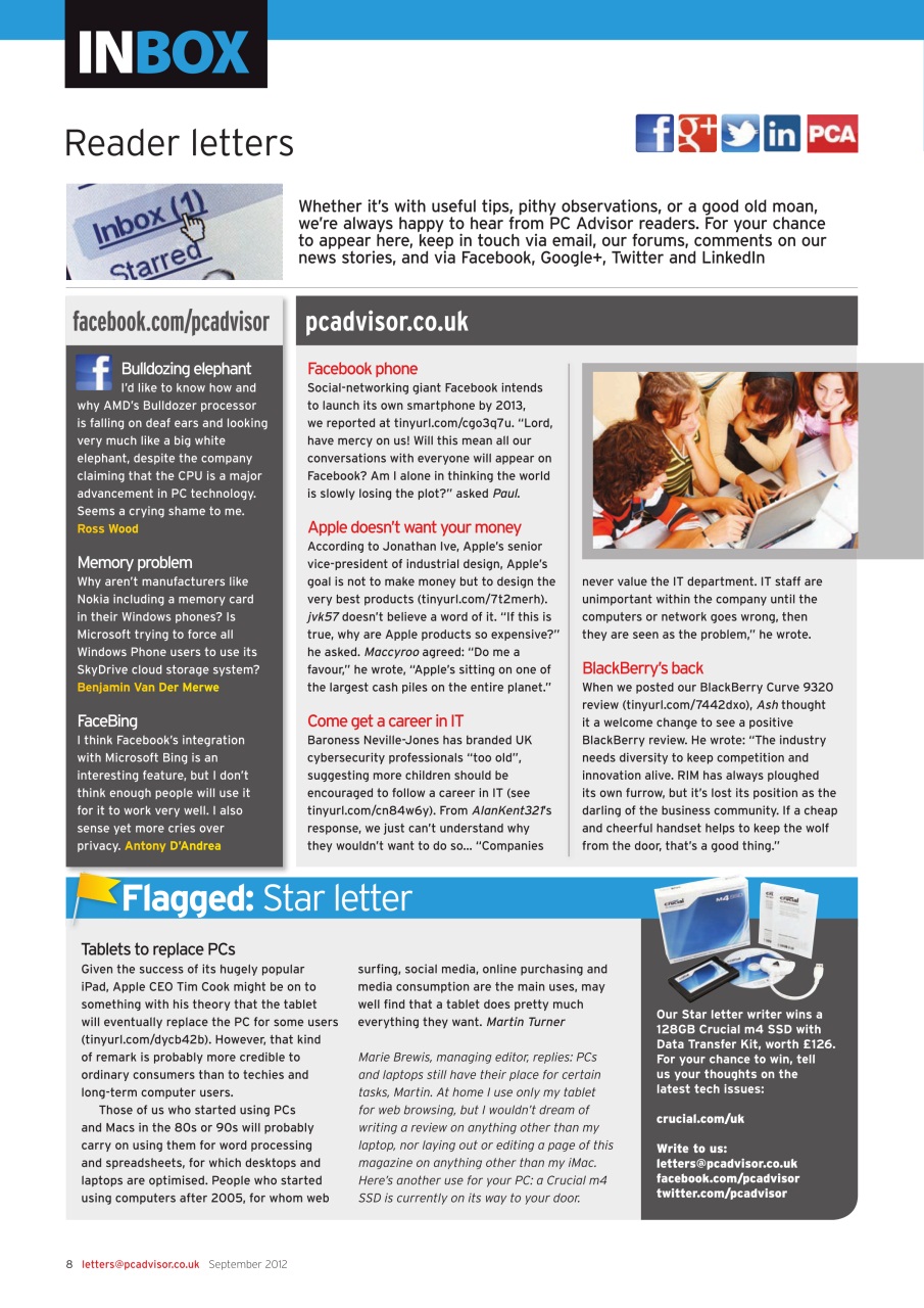 Tech Advisor Preview Pages