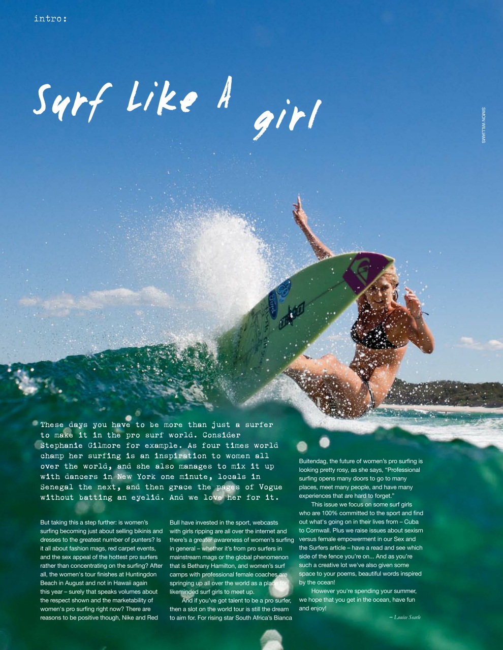 SurfGirl Magazine Preview Pages