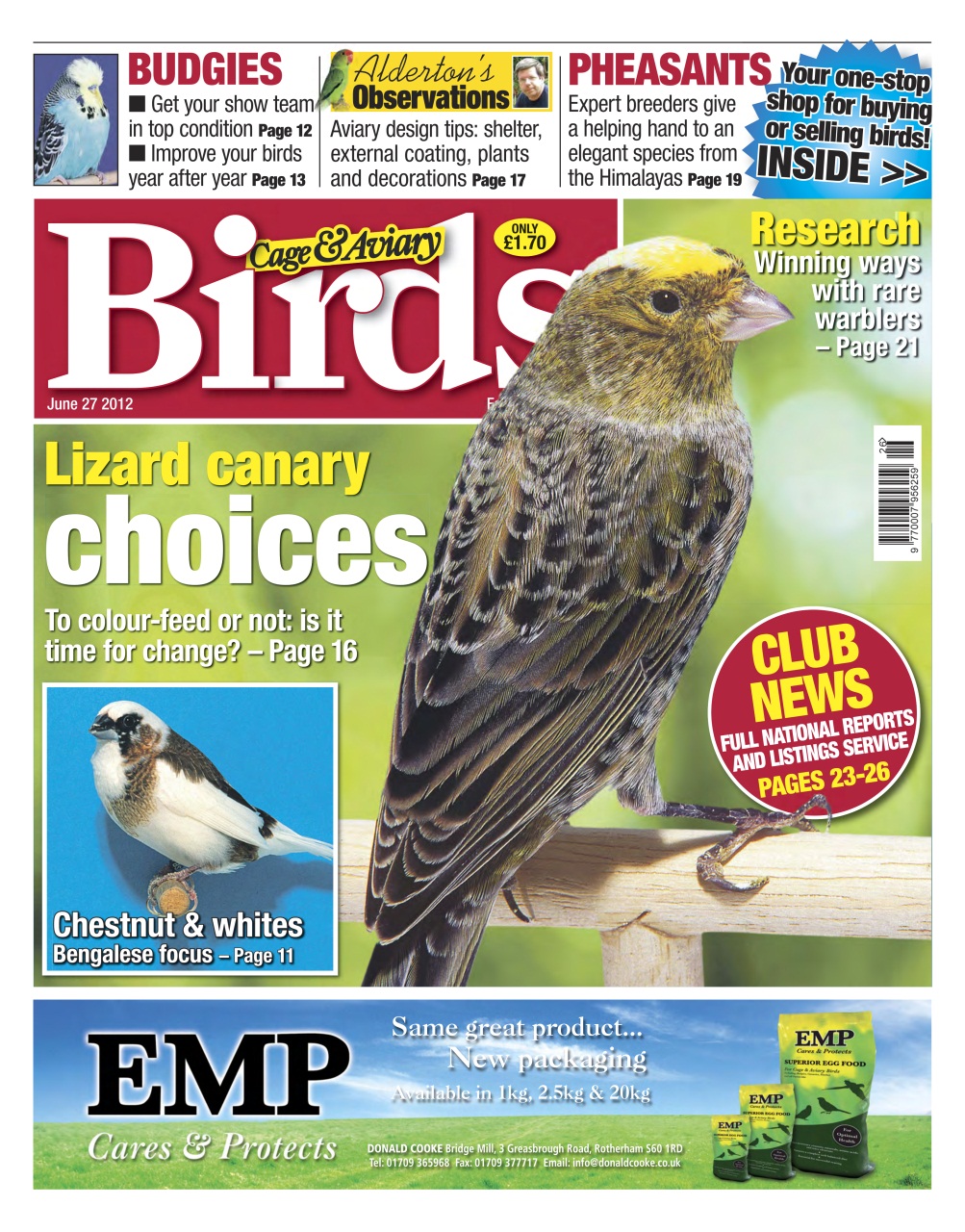 Cage & Aviary Birds Preview Pages