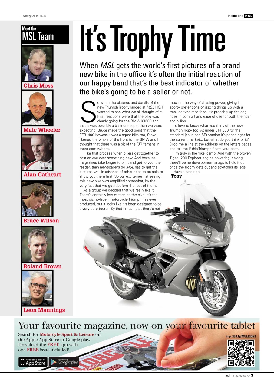 Motorcycle Sport & Leisure Preview Pages