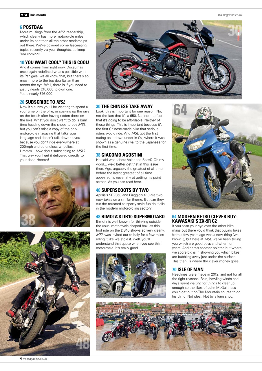 Motorcycle Sport & Leisure Preview Pages
