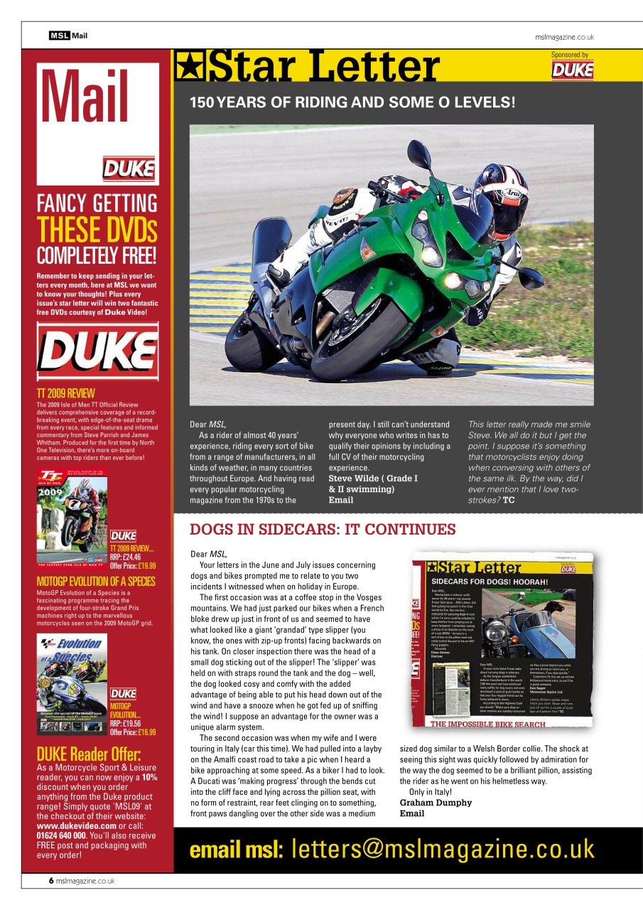 Motorcycle Sport & Leisure Preview Pages