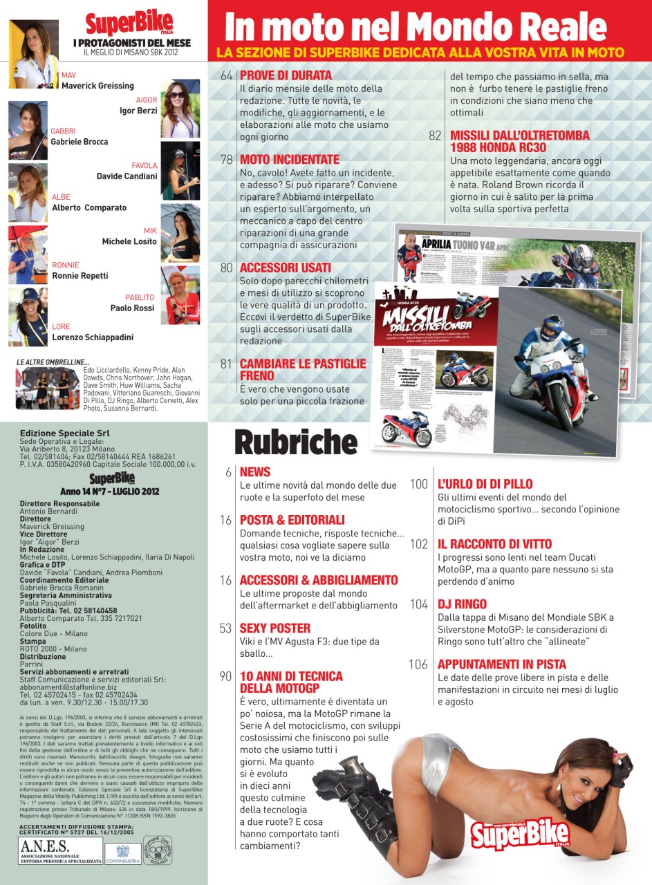 Superbike Italia Preview Pages