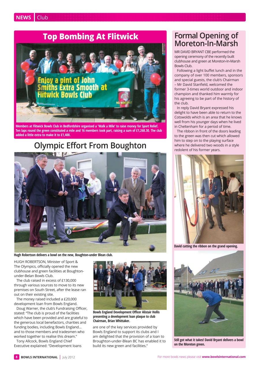 Bowls International Preview Pages