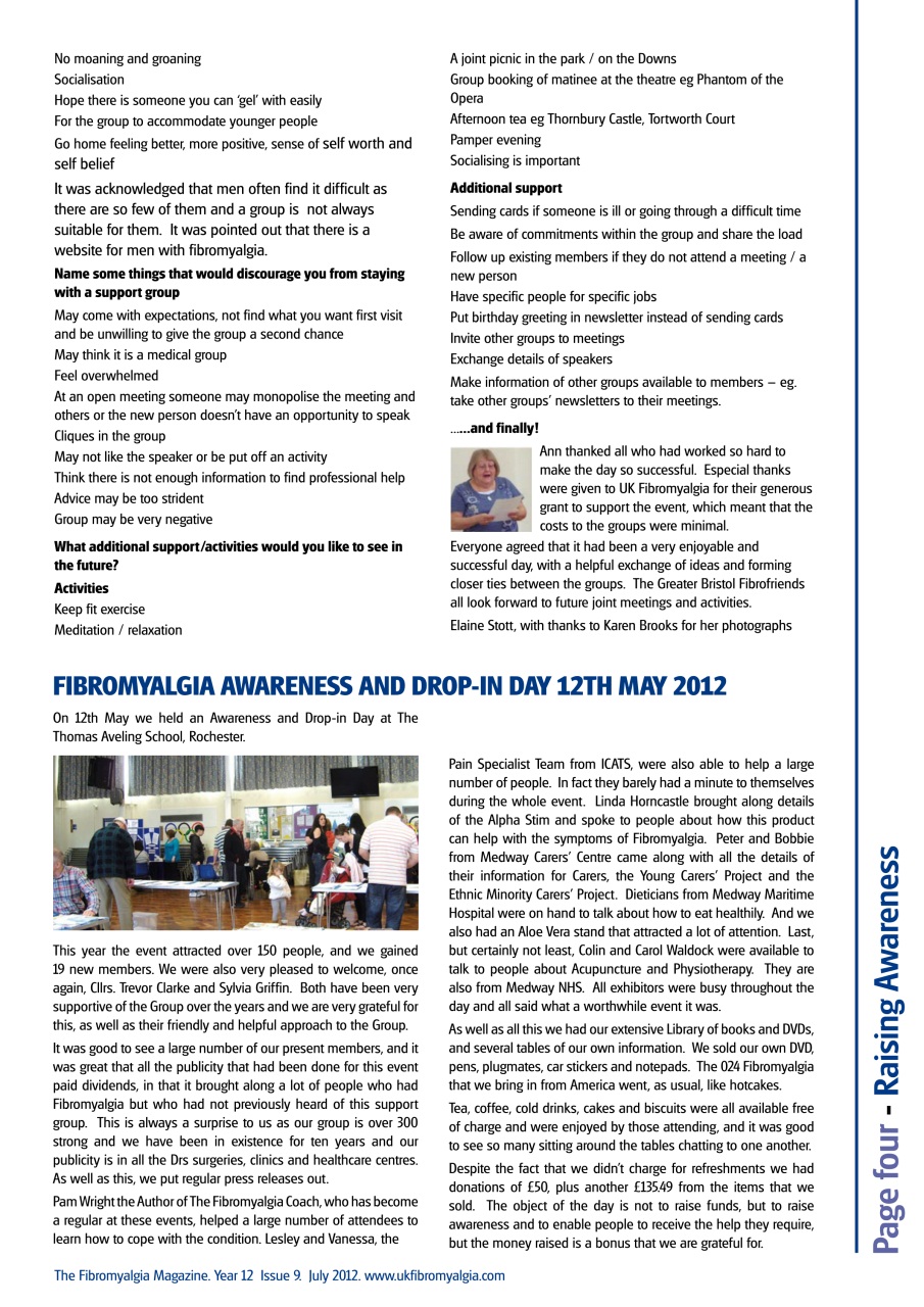 Fibromyalgia Magazine Preview Pages