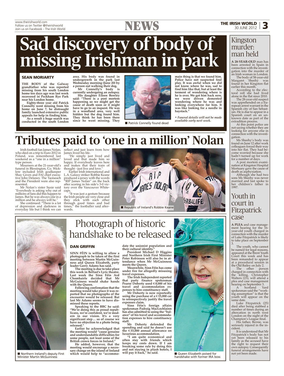 Irish World Preview Pages