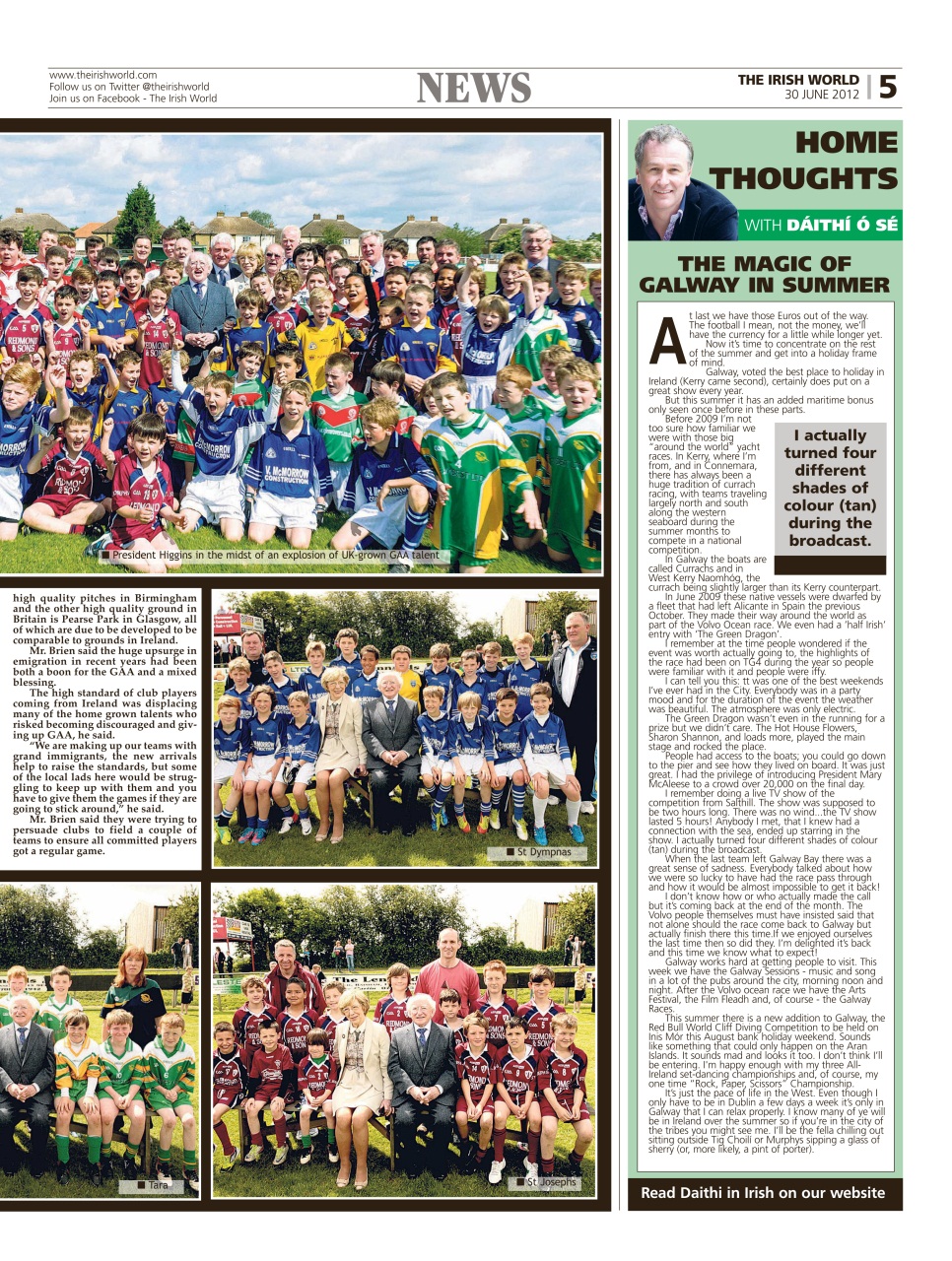 Irish World Preview Pages
