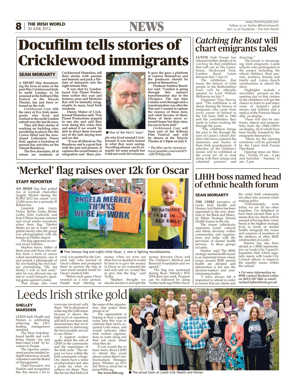 Irish World Preview Pages