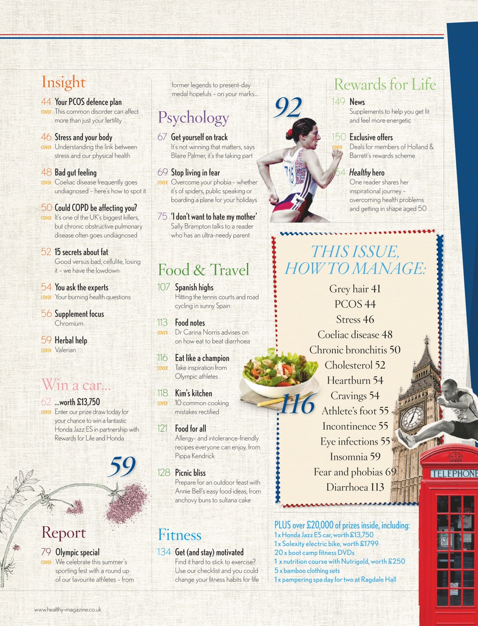 Healthy Magazine Preview Pages