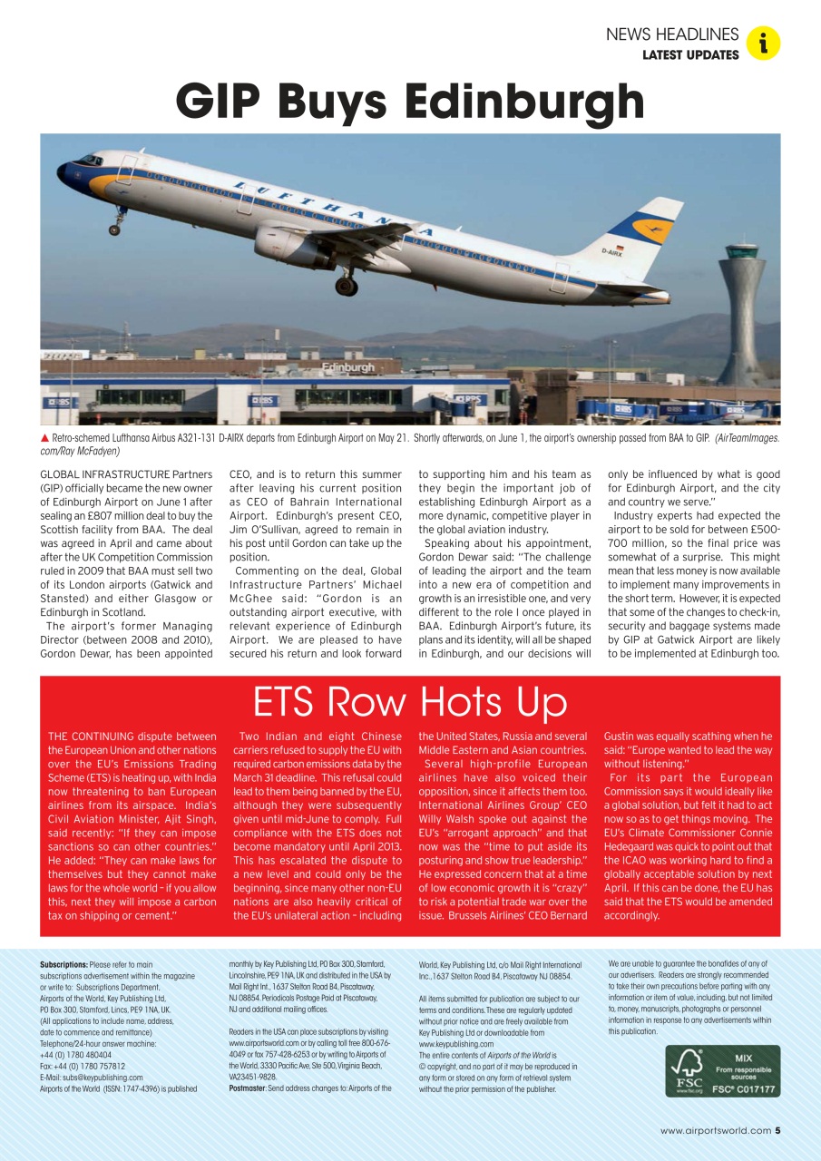 Airports of the World Preview Pages