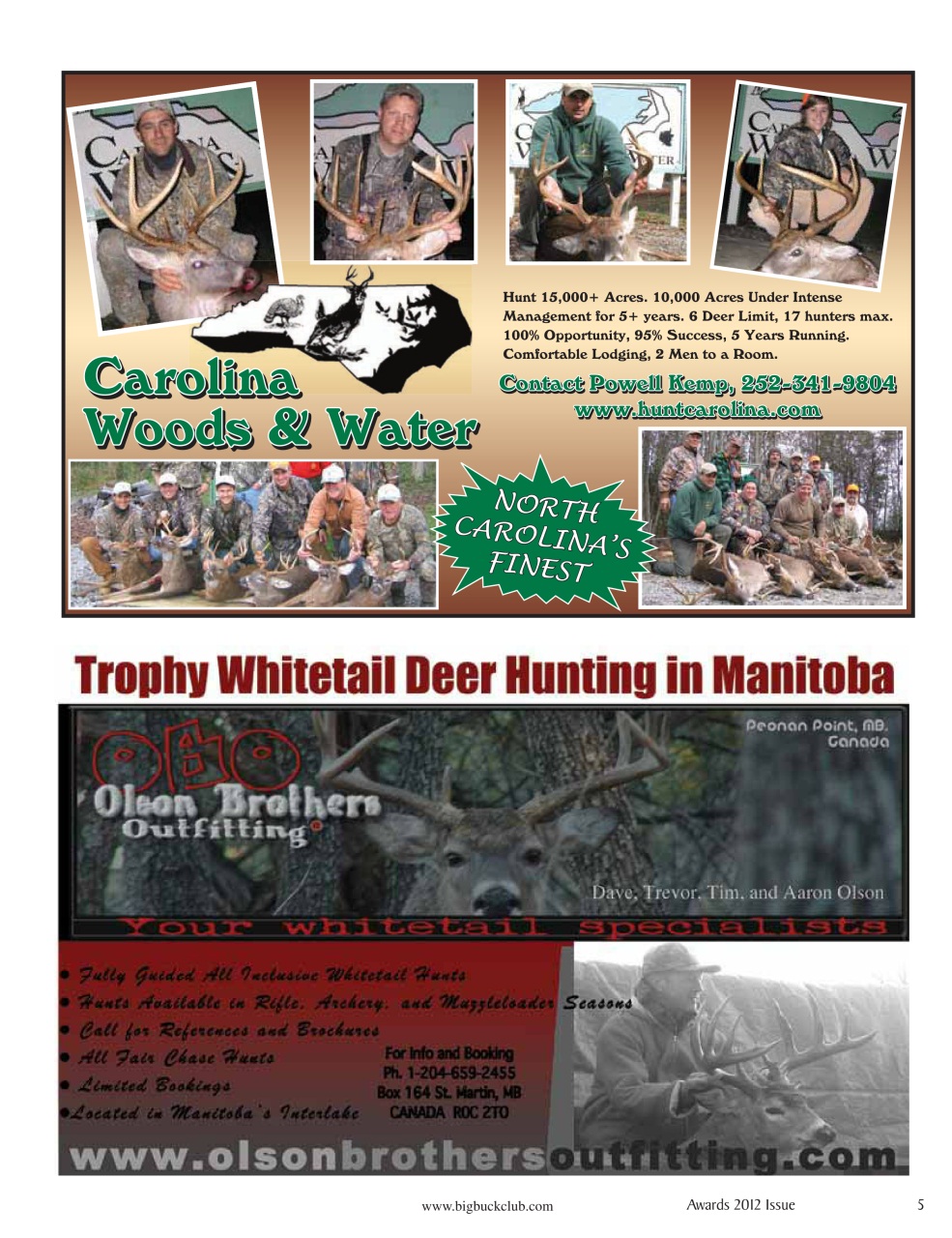Northeast Big Bucks Preview Pages