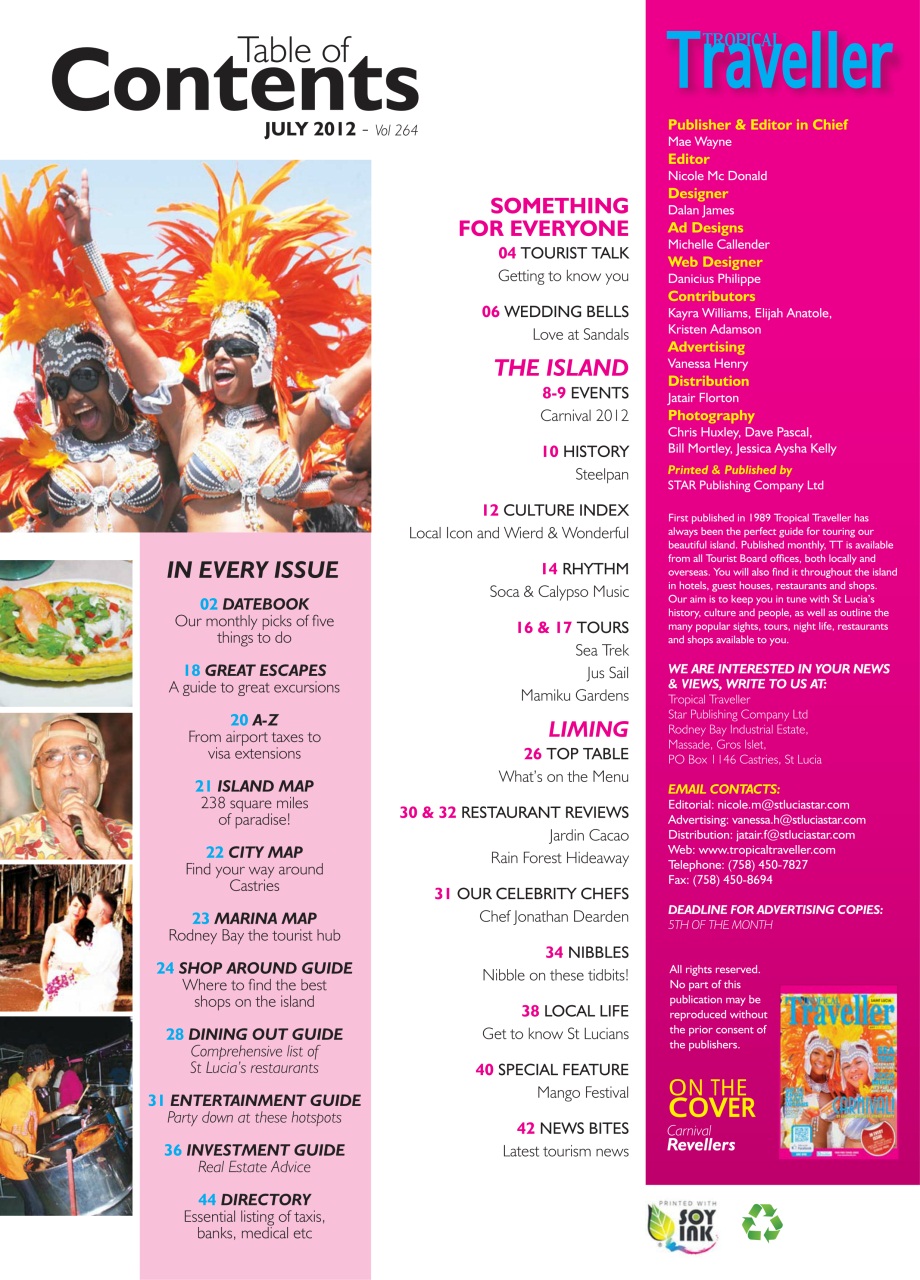 Tropical Traveller Preview Pages