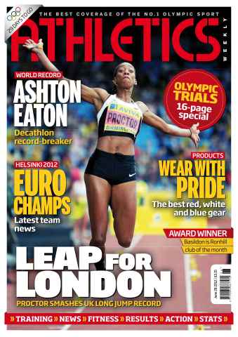 AW – Athletics Weekly Magazine issue AW June 28 2012